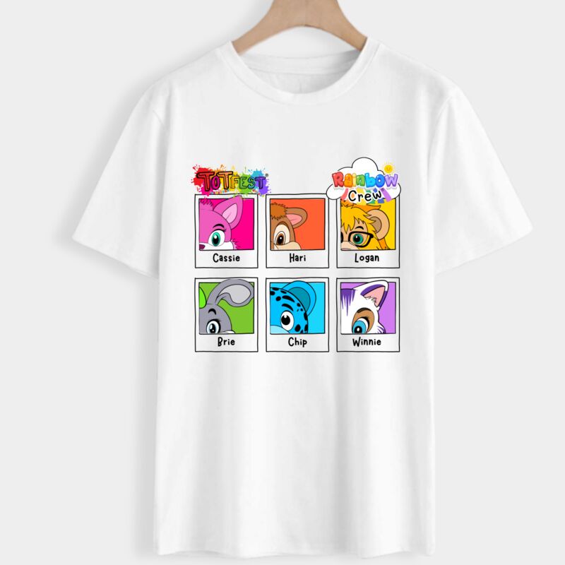 TOTFest® - Rainbow Crew Polaroid Tee Adults Thumbnail
