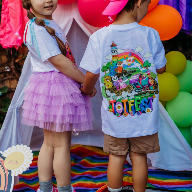 TOTFest® - Rainbow Crew Train Tee Kids Thumbnail