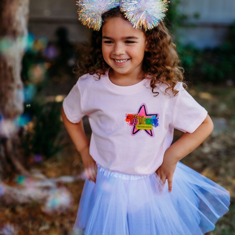TOTFest® - Slogan Tee Pink Kids Thumbnail